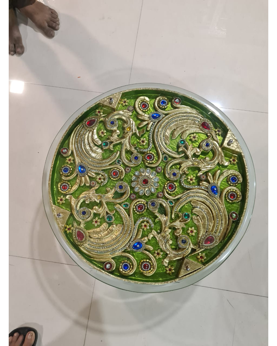 Riddhi Siddhi Art Creations - Modern Ceremony Chowki